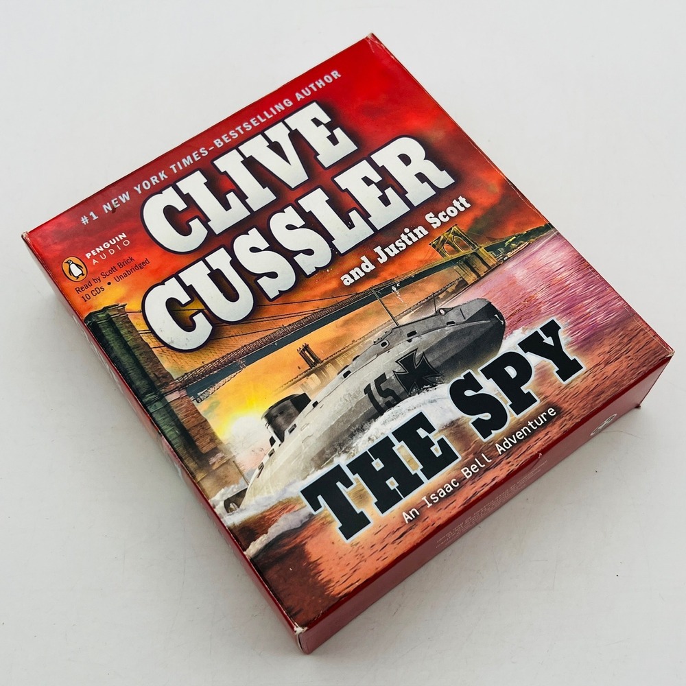 Clive Cussler The Spy Isaac Bell Audiobook CD 10 Disc Unabridged